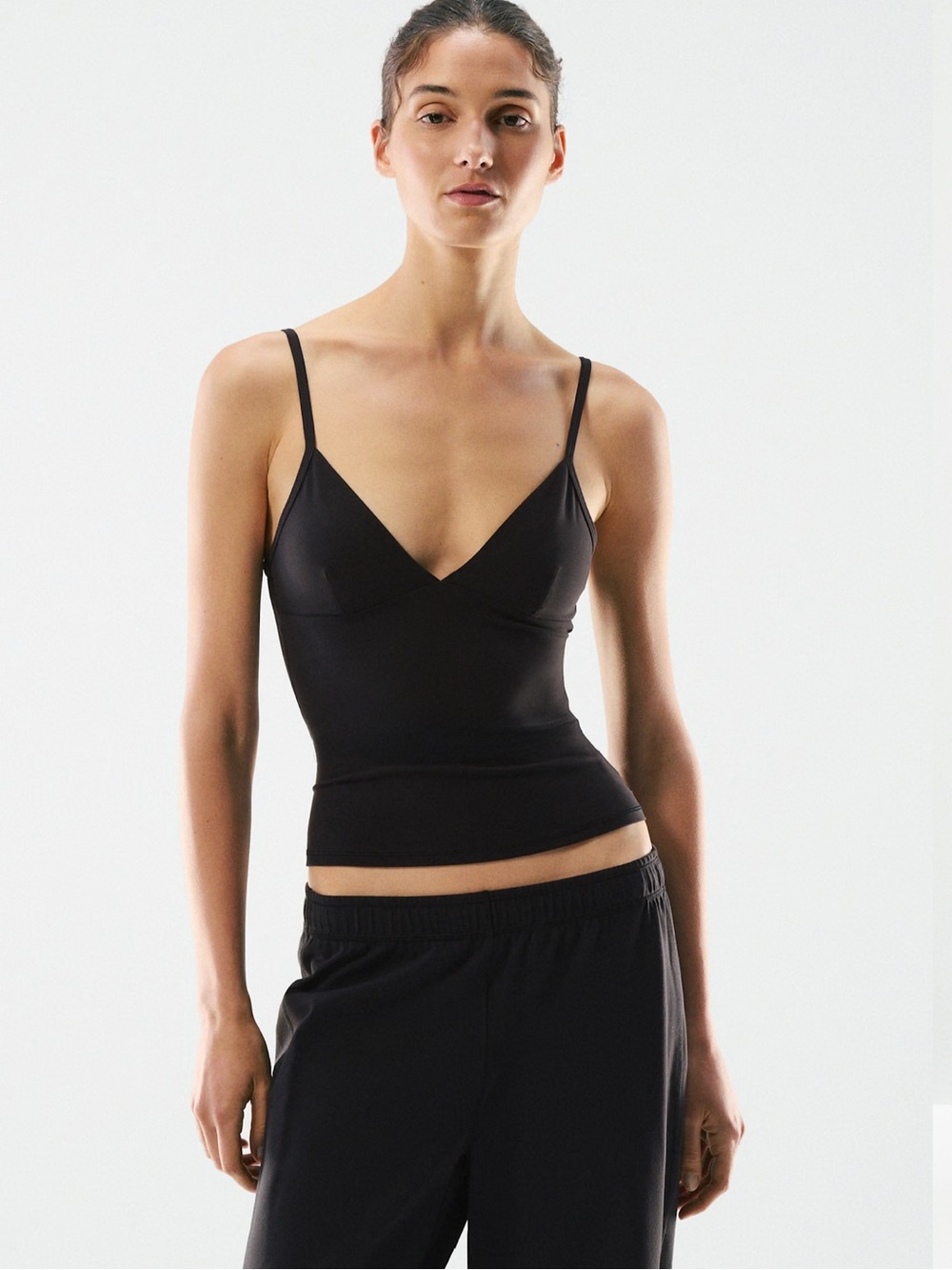 NWT Aritzia Golden Butter Vibrant Tank Black Large